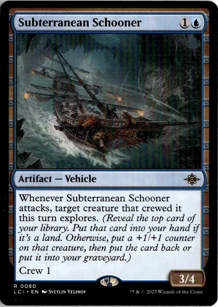 Subterranean Schooner - The Lost Caverns of Ixalan #80 - Near Mint - Normal