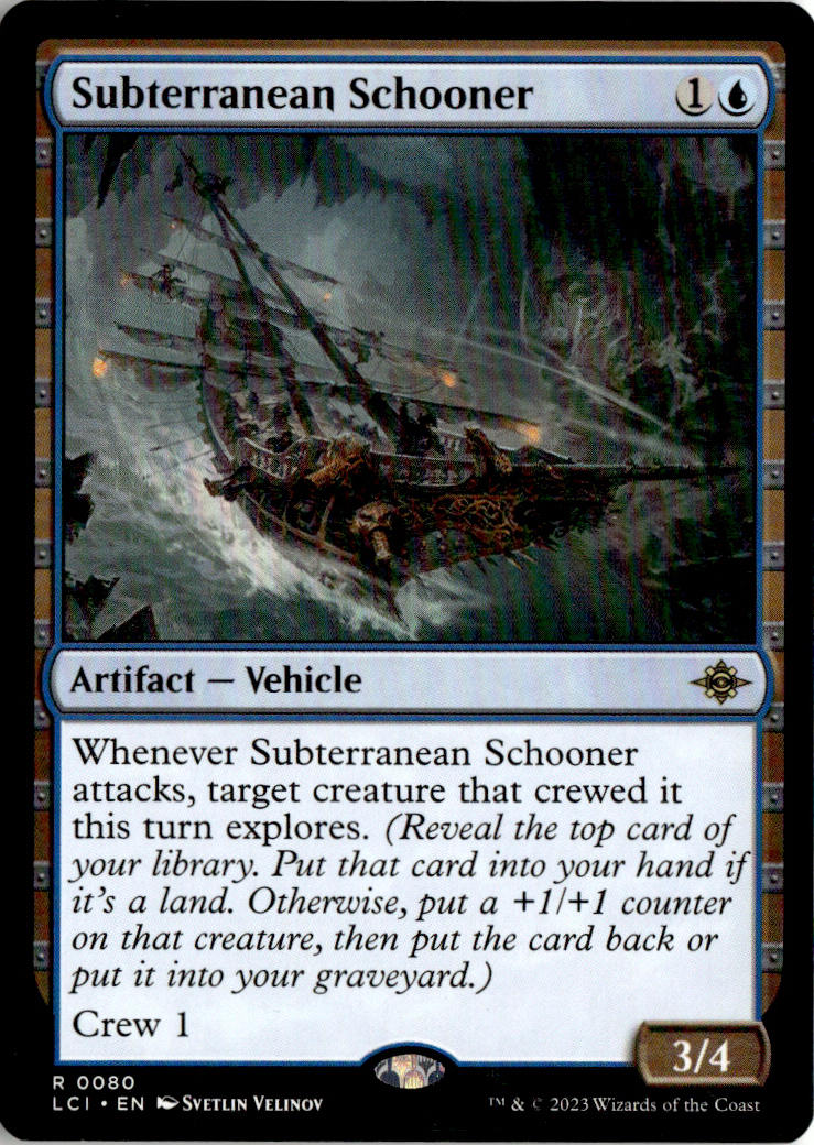Subterranean Schooner - The Lost Caverns of Ixalan #80 - Near Mint - Normal