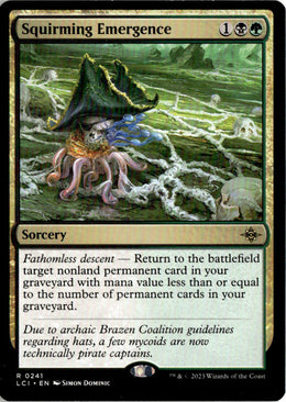 Squirming Emergence - The Lost Caverns of Ixalan #241 - Near Mint - Normal