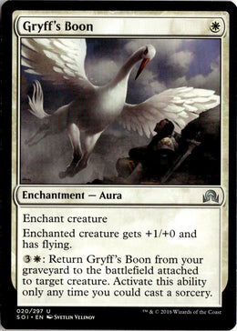 Gryff's Boon - Shadows over Innistrad #20 - Near Mint - Normal