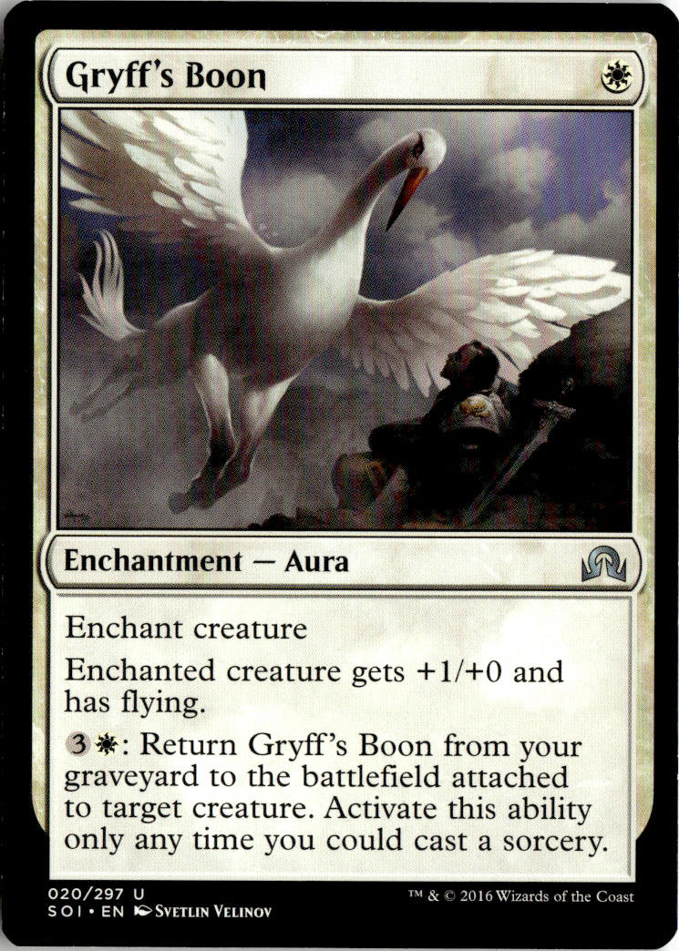 Gryff's Boon - Shadows over Innistrad #20 - Near Mint - Normal
