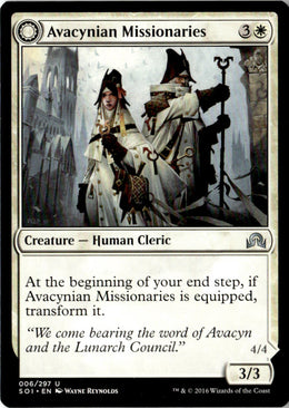 Avacynian Missionaries // Lunarch Inquisitors - Shadows over Innistrad #6 - Near Mint - Normal