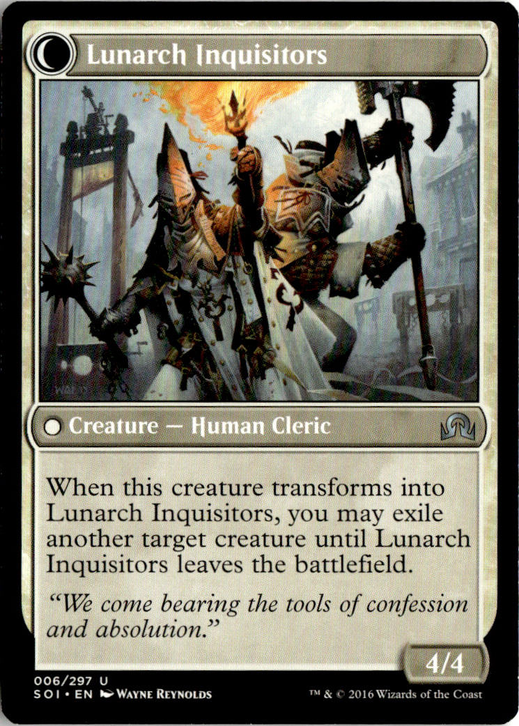 Avacynian Missionaries // Lunarch Inquisitors - Shadows over Innistrad #6 - Near Mint - Normal