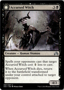 Accursed Witch // Infectious Curse - Shadows over Innistrad #97 - Near Mint - Normal