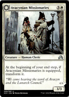 Avacynian Missionaries // Lunarch Inquisitors - Shadows over Innistrad #6 - Near Mint - Normal