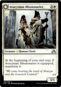 Avacynian Missionaries // Lunarch Inquisitors - Shadows over Innistrad #6 - Near Mint - Normal