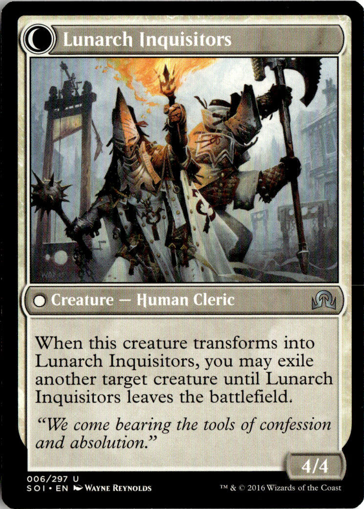 Avacynian Missionaries // Lunarch Inquisitors - Shadows over Innistrad #6 - Near Mint - Normal