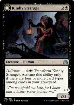 Kindly Stranger // Demon-Possessed Witch - Shadows over Innistrad #119 - Near Mint - Normal