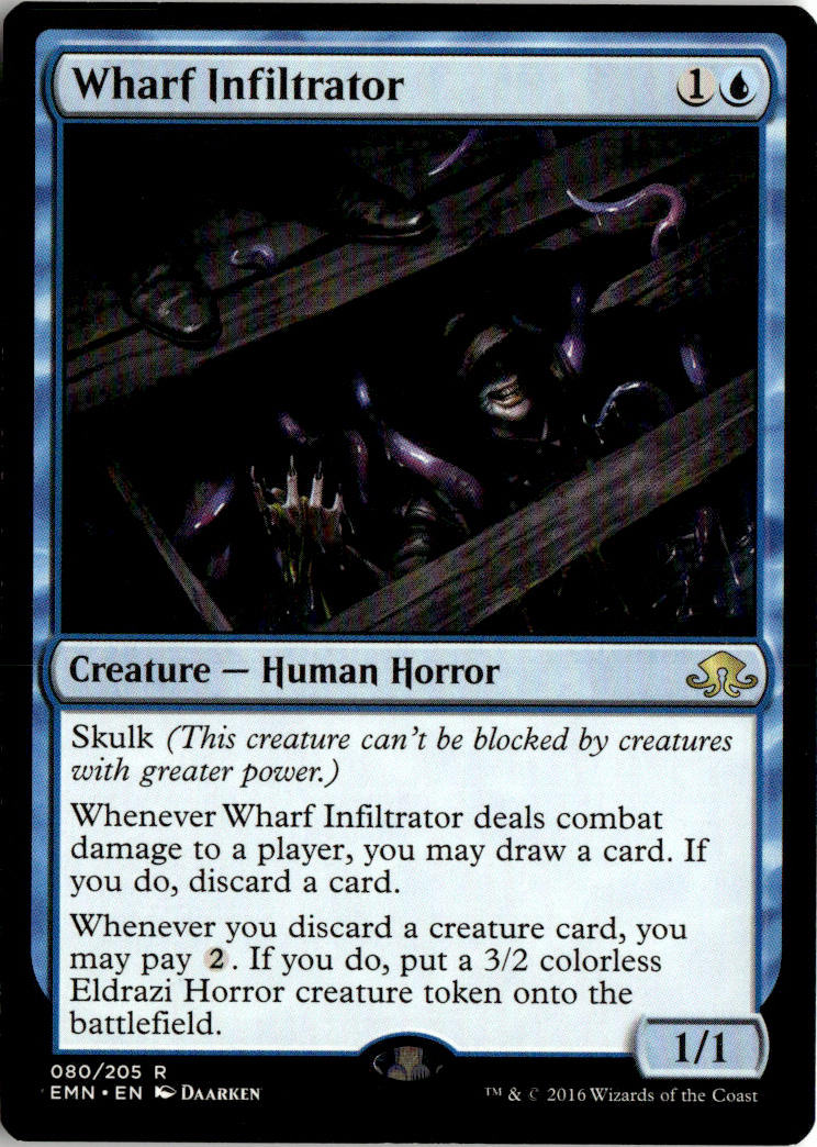 Wharf Infiltrator - Eldritch Moon #80 - Near Mint - Normal