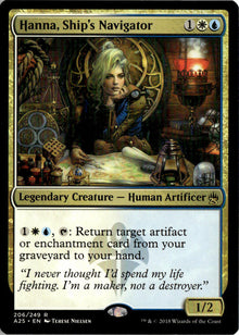Hanna, Ship's Navigator - Masters 25 #206 - Near Mint - Normal