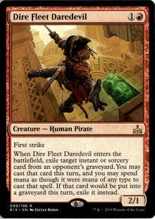 Dire Fleet Daredevil - Rivals of Ixalan #99 - Near Mint - Normal
