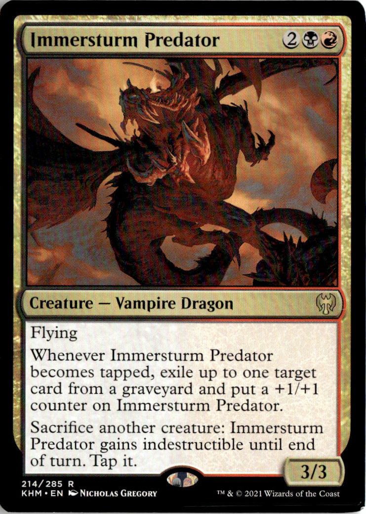 Immersturm Predator - Kaldheim #214 - Near Mint - Normal