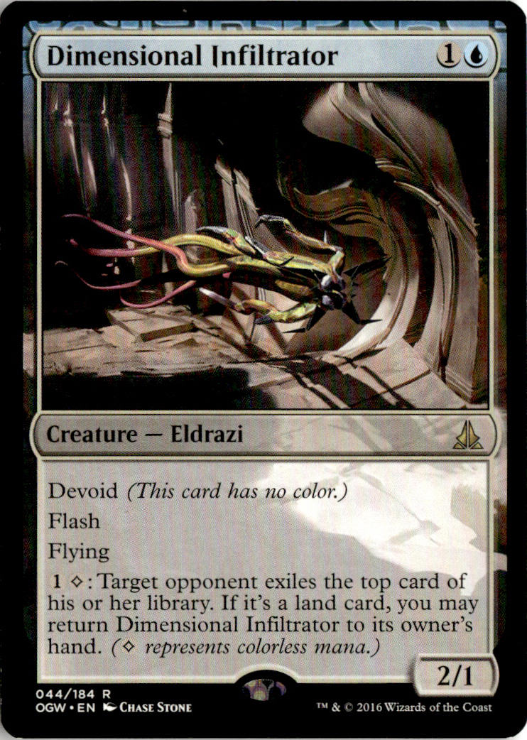 Dimensional Infiltrator - Oath of the Gatewatch #44 - Near Mint - Normal