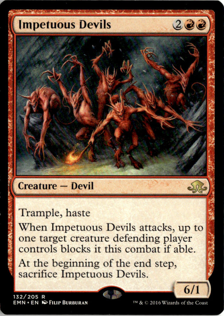 Impetuous Devils - Eldritch Moon #132 - Near Mint - Normal