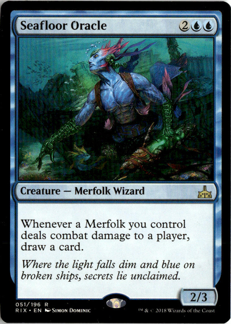 Seafloor Oracle - Rivals of Ixalan #51 - Near Mint - Normal