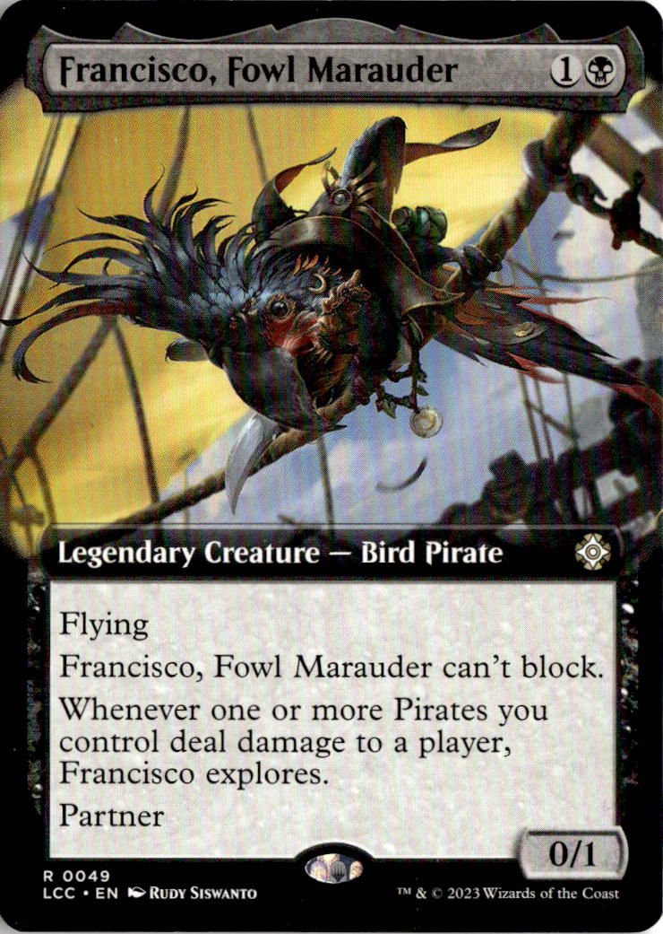 Francisco, Fowl Marauder - The Lost Caverns of Ixalan Commander #49 - Near Mint - Normal