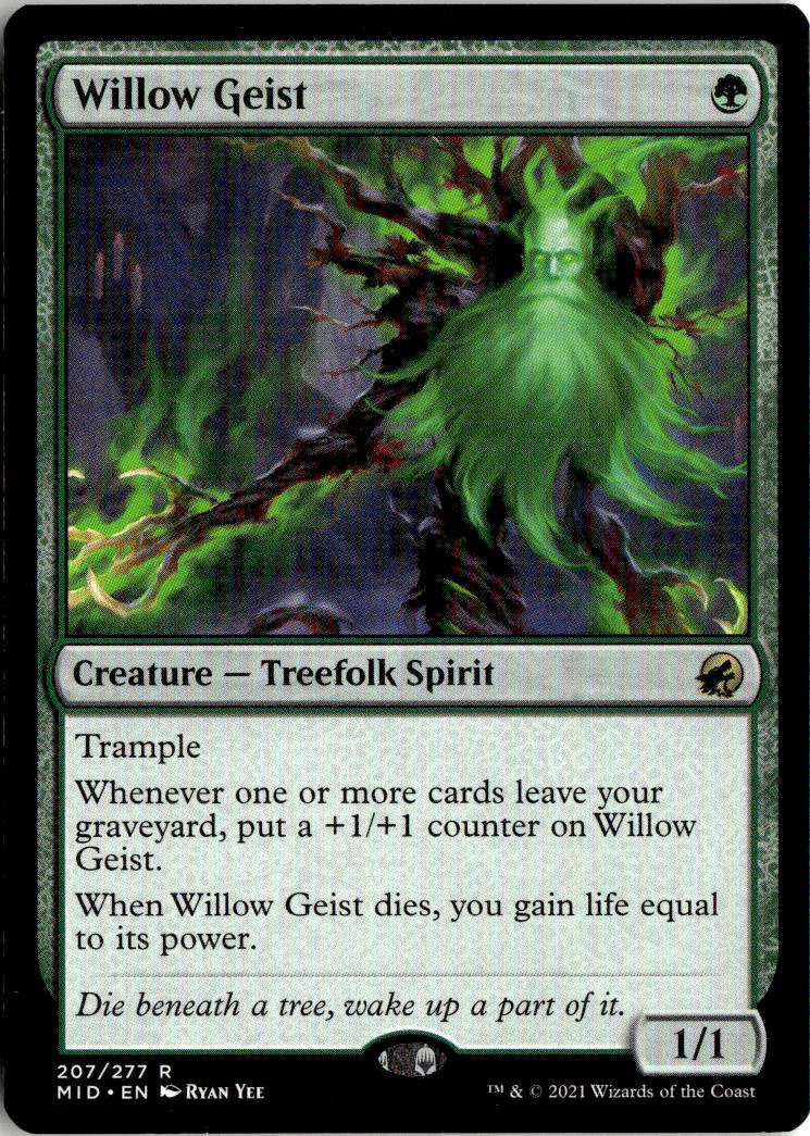 Willow Geist - Innistrad: Midnight Hunt #207 - Near Mint - Normal