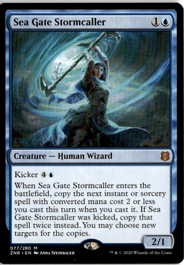 Sea Gate Stormcaller - Zendikar Rising #77 - Near Mint - Normal