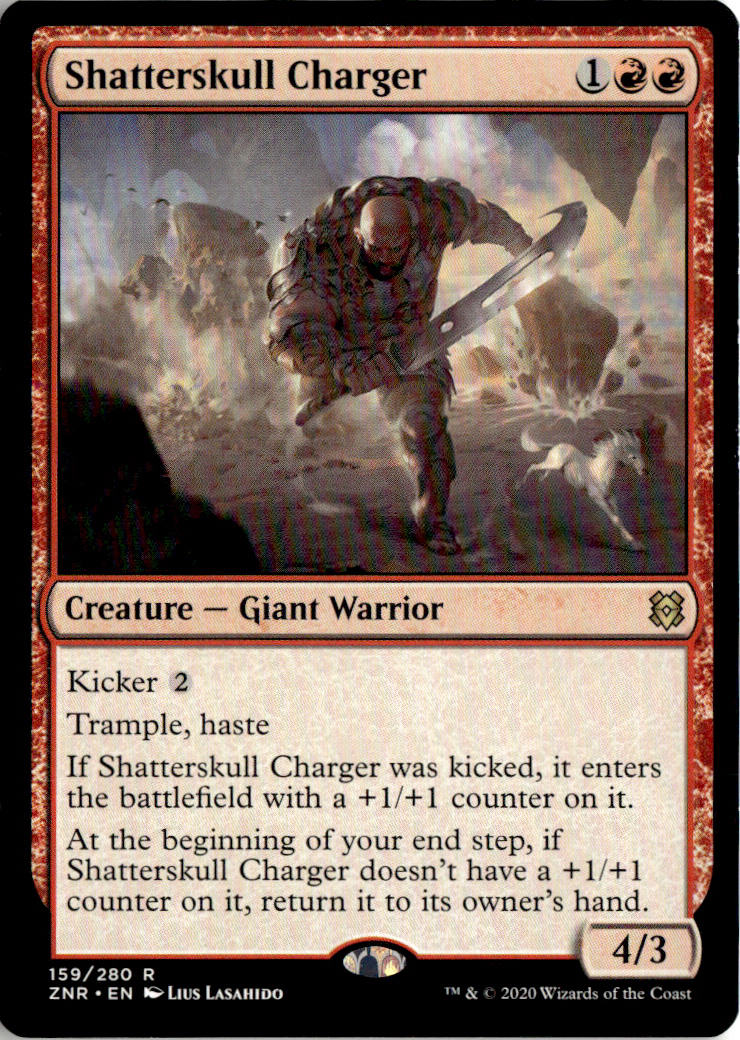 Shatterskull Charger - Zendikar Rising #159 - Near Mint - Normal