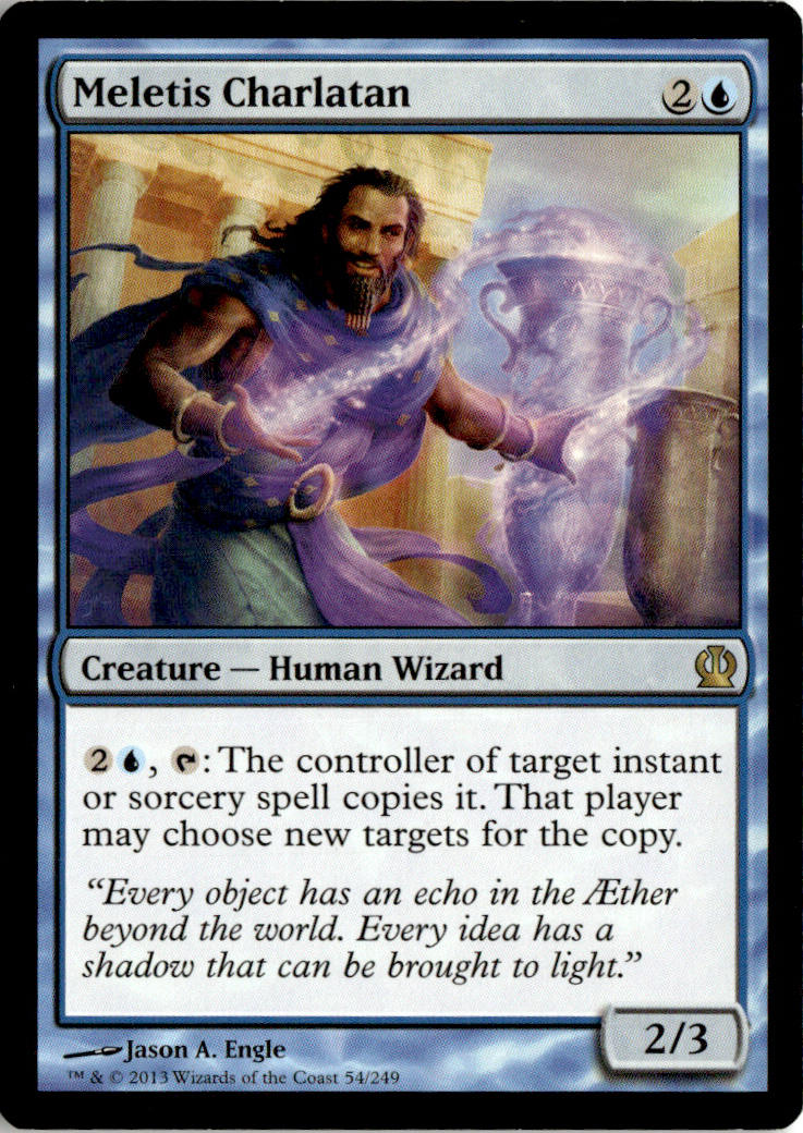 Meletis Charlatan - Theros #54 - Near Mint - Normal