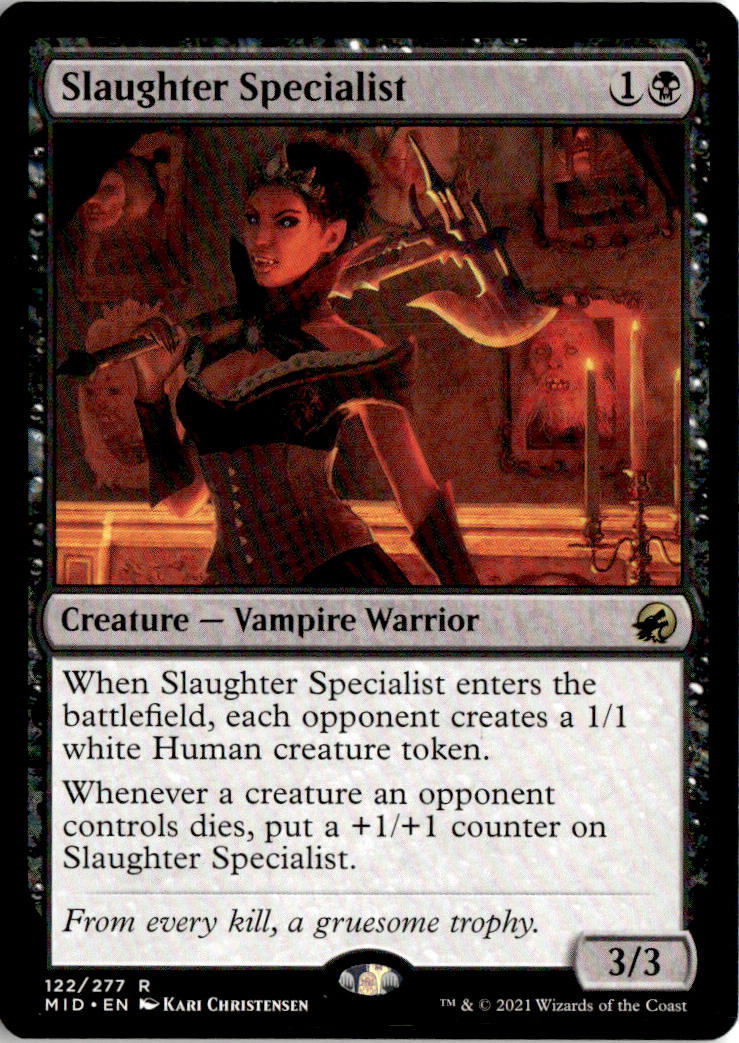 Slaughter Specialist - Innistrad: Midnight Hunt #122 - Near Mint - Normal