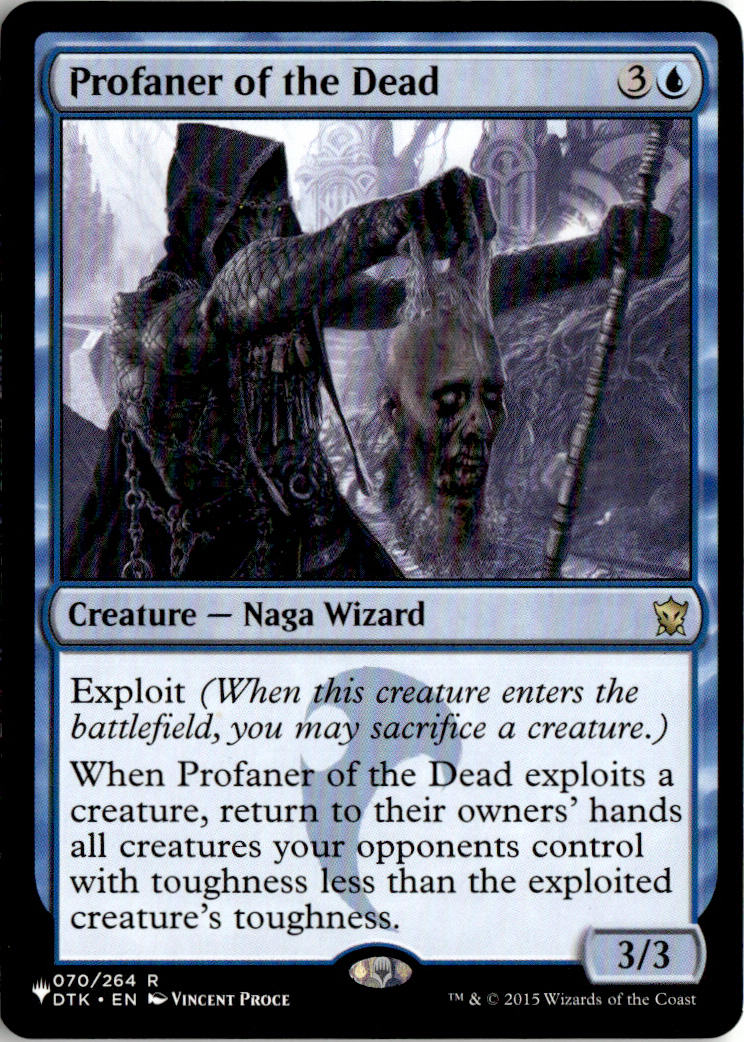 Profaner of the Dead - Dragons of Tarkir #70 - Near Mint - Normal