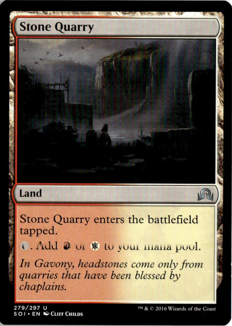 Stone Quarry - Shadows over Innistrad #279 - Near Mint - Normal