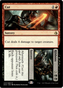 Cut // Ribbons - Amonkhet #223 - Near Mint - Normal