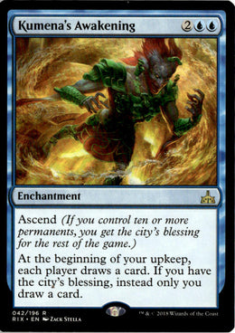 Kumena's Awakening - Rivals of Ixalan #42 - Near Mint - Normal