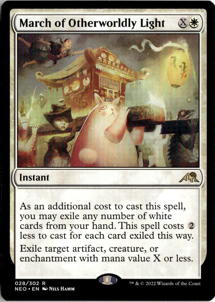 March of Otherworldly Light - Kamigawa: Neon Dynasty #28 - Near Mint - Normal