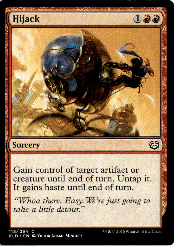 Hijack - Kaladesh #118 - Near Mint - Normal