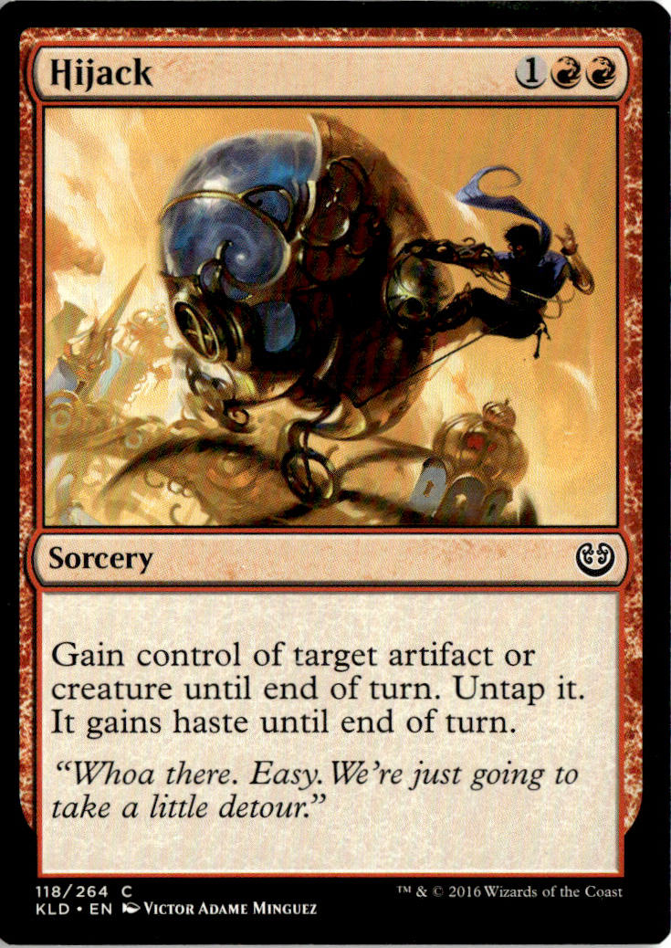 Hijack - Kaladesh #118 - Near Mint - Normal