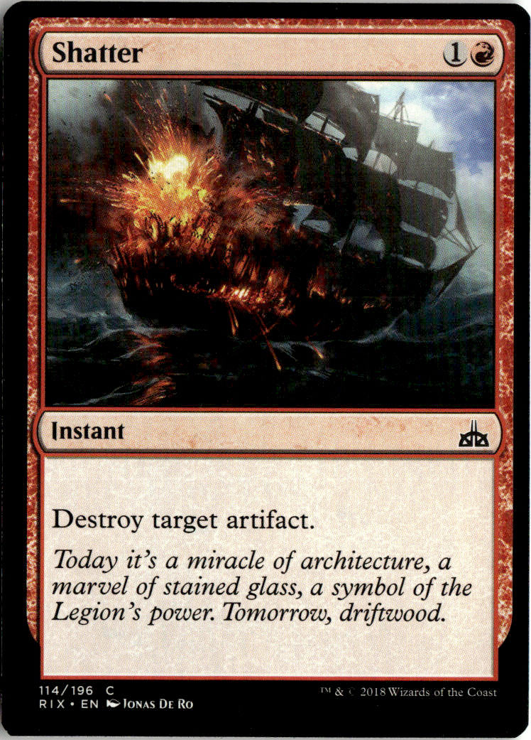 Shatter - Rivals of Ixalan #114 - Near Mint - Normal