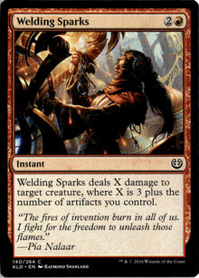 Welding Sparks - Kaladesh #140 - Near Mint - Normal