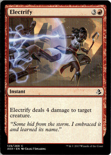 Electrify - Amonkhet #129 - Near Mint - Normal