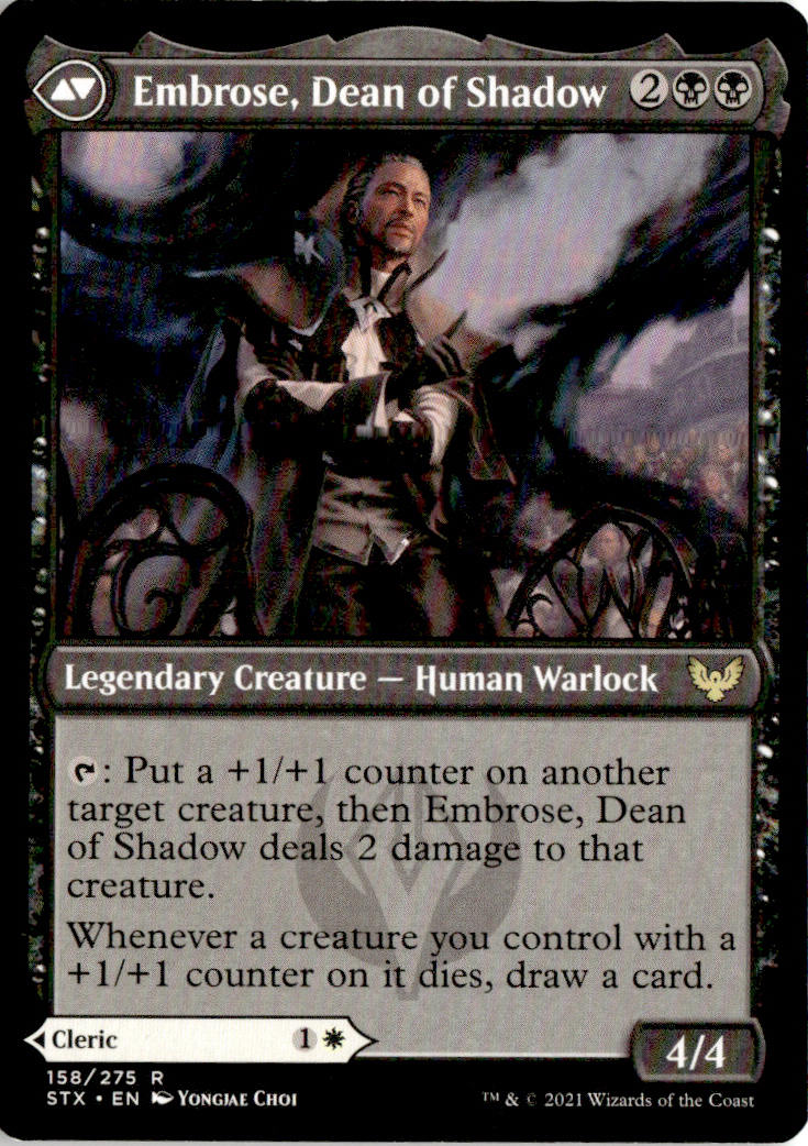 Shaile, Dean of Radiance // Embrose, Dean of Shadow - Strixhaven: School of Mages #158 - Near Mint - Normal