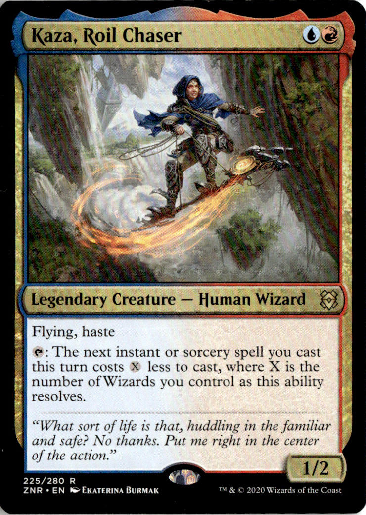 Kaza, Roil Chaser - Zendikar Rising #225 - Near Mint - Normal