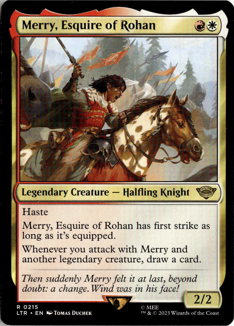Merry, Esquire of Rohan - The Lord of the Rings: Tales of Middle-earth #215 - Near Mint - Normal