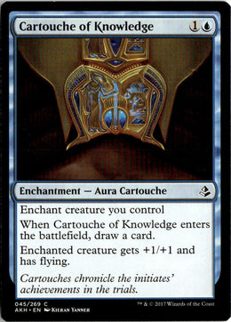 Cartouche of Knowledge - Amonkhet #45 - Near Mint - Normal