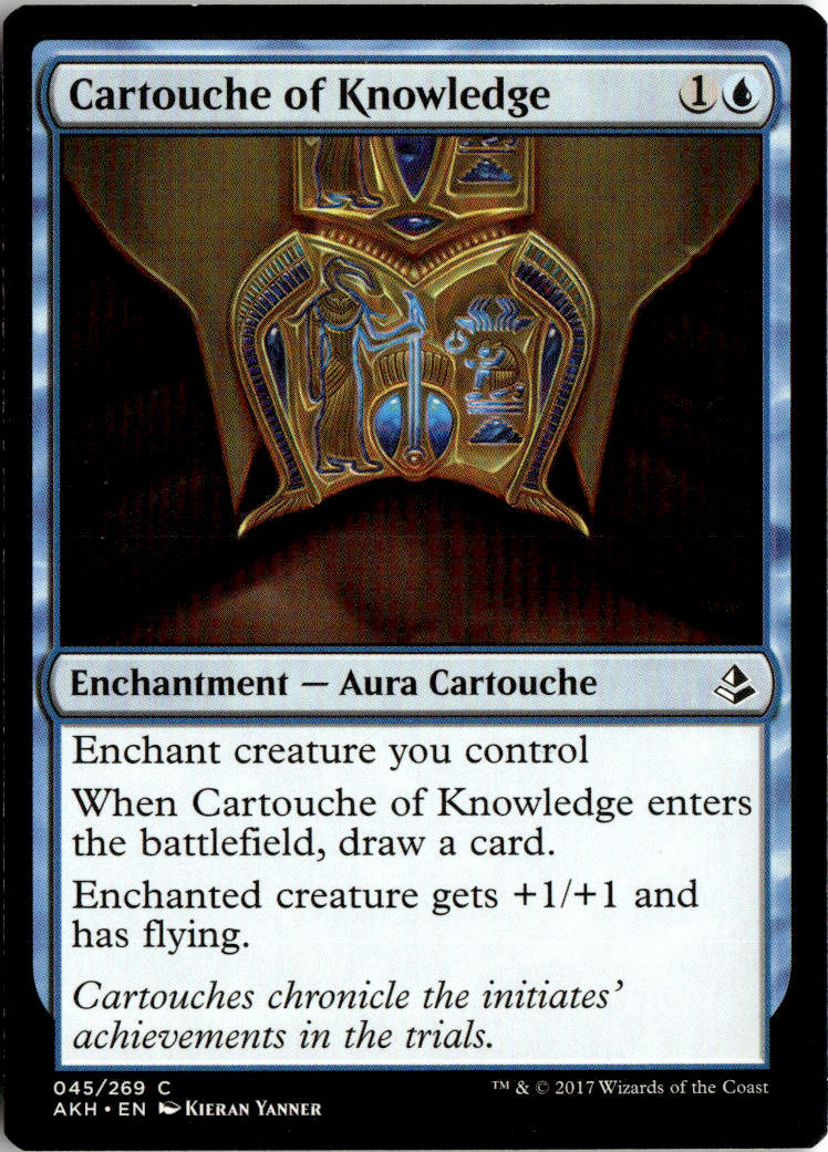 Cartouche of Knowledge - Amonkhet #45 - Near Mint - Normal