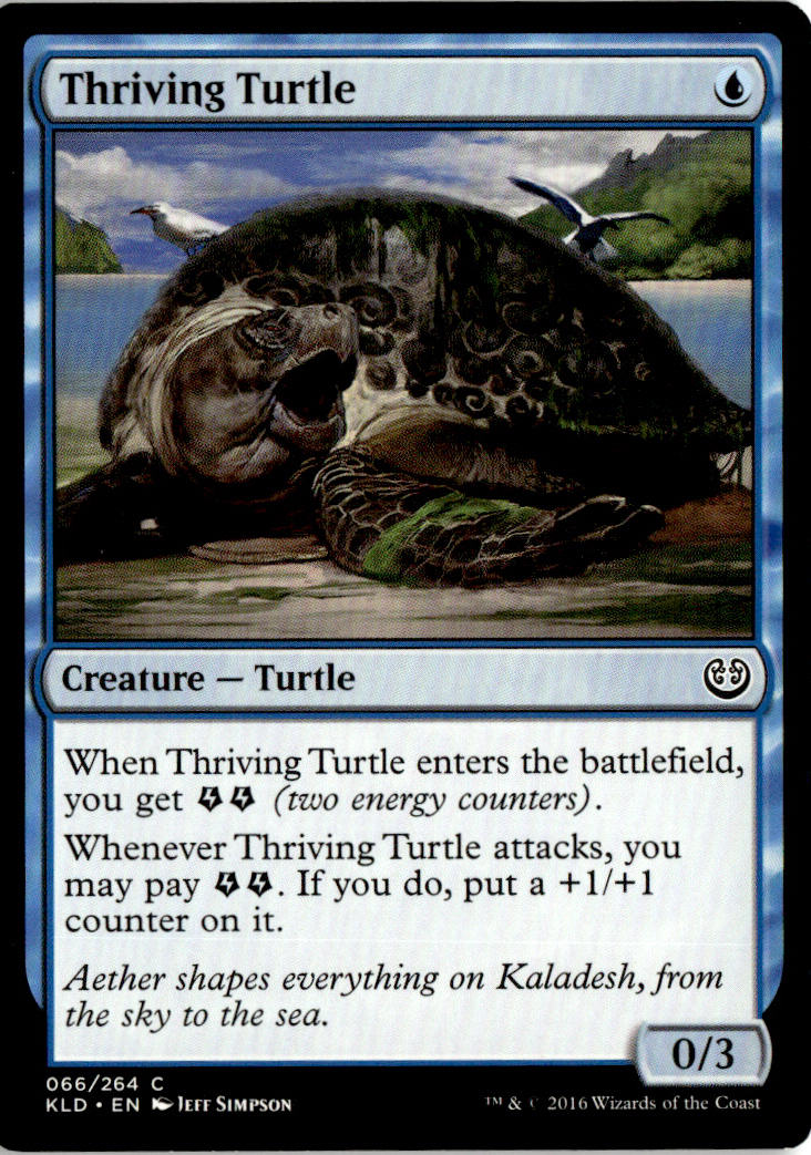 Thriving Turtle - Kaladesh #66 - Near Mint - Normal