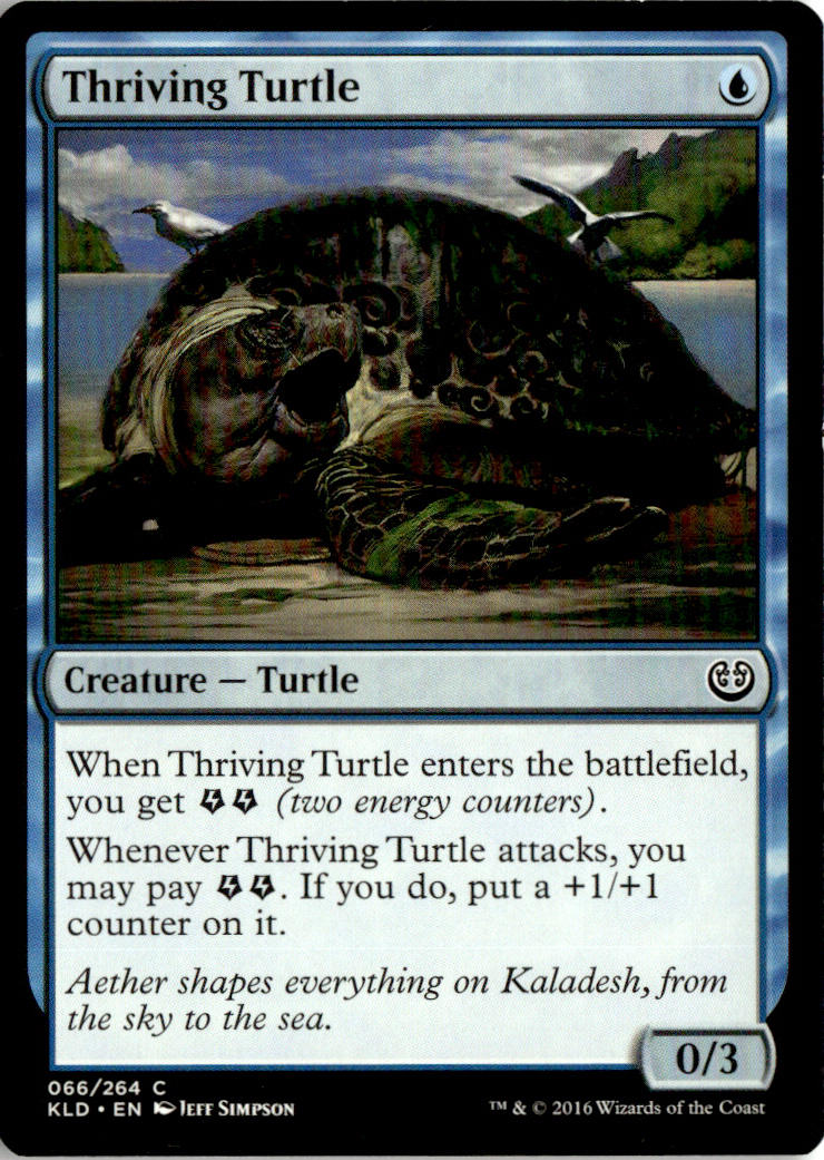 Thriving Turtle - Kaladesh #66 - Near Mint - Normal