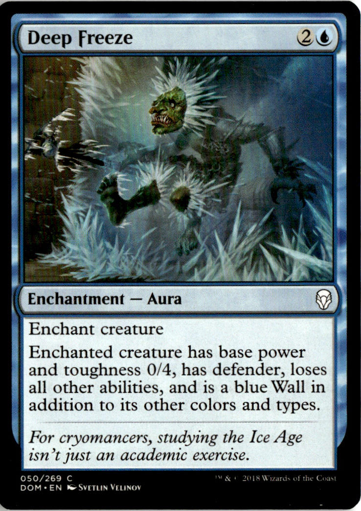 Deep Freeze - Dominaria #50 - Near Mint - Normal