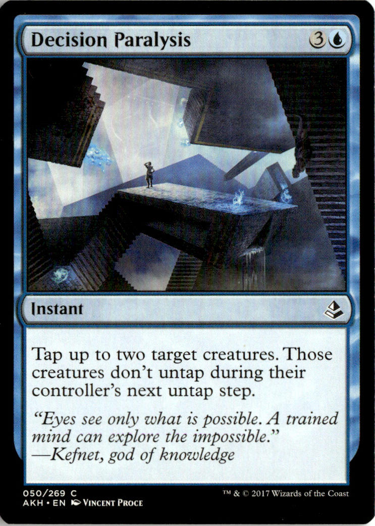 Decision Paralysis - Amonkhet #50 - Near Mint - Normal