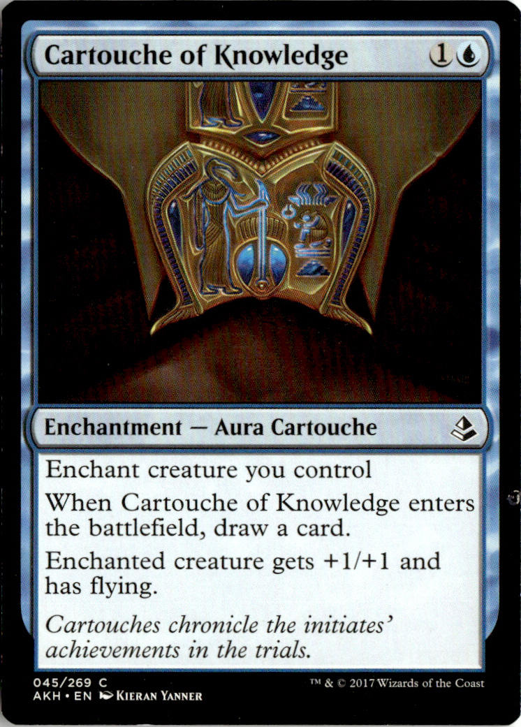 Cartouche of Knowledge - Amonkhet #45 - Near Mint - Normal