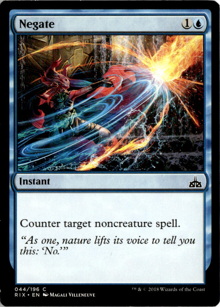 Negate - Rivals of Ixalan #44 - Near Mint - Normal