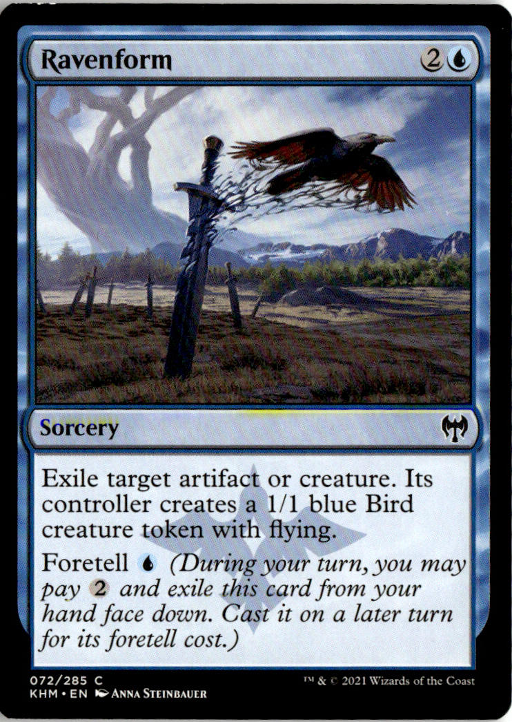 Ravenform - Kaldheim #72 - Near Mint - Normal
