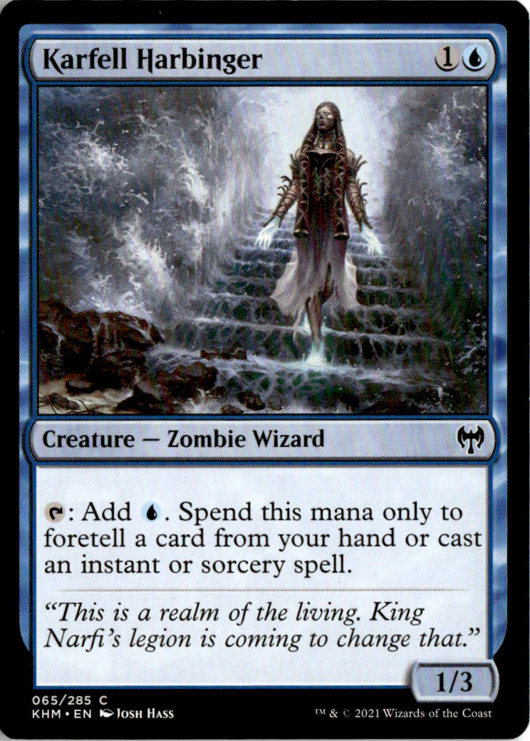 Karfell Harbinger - Kaldheim #65 - Near Mint - Normal