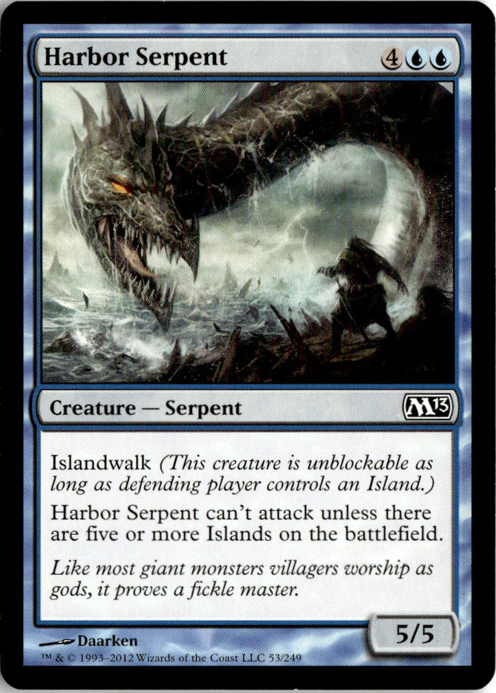 Harbor Serpent - Magic 2013 #53 - Near Mint - Normal