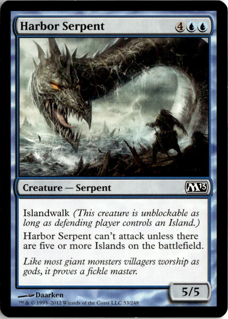 Harbor Serpent - Magic 2013 #53 - Near Mint - Normal